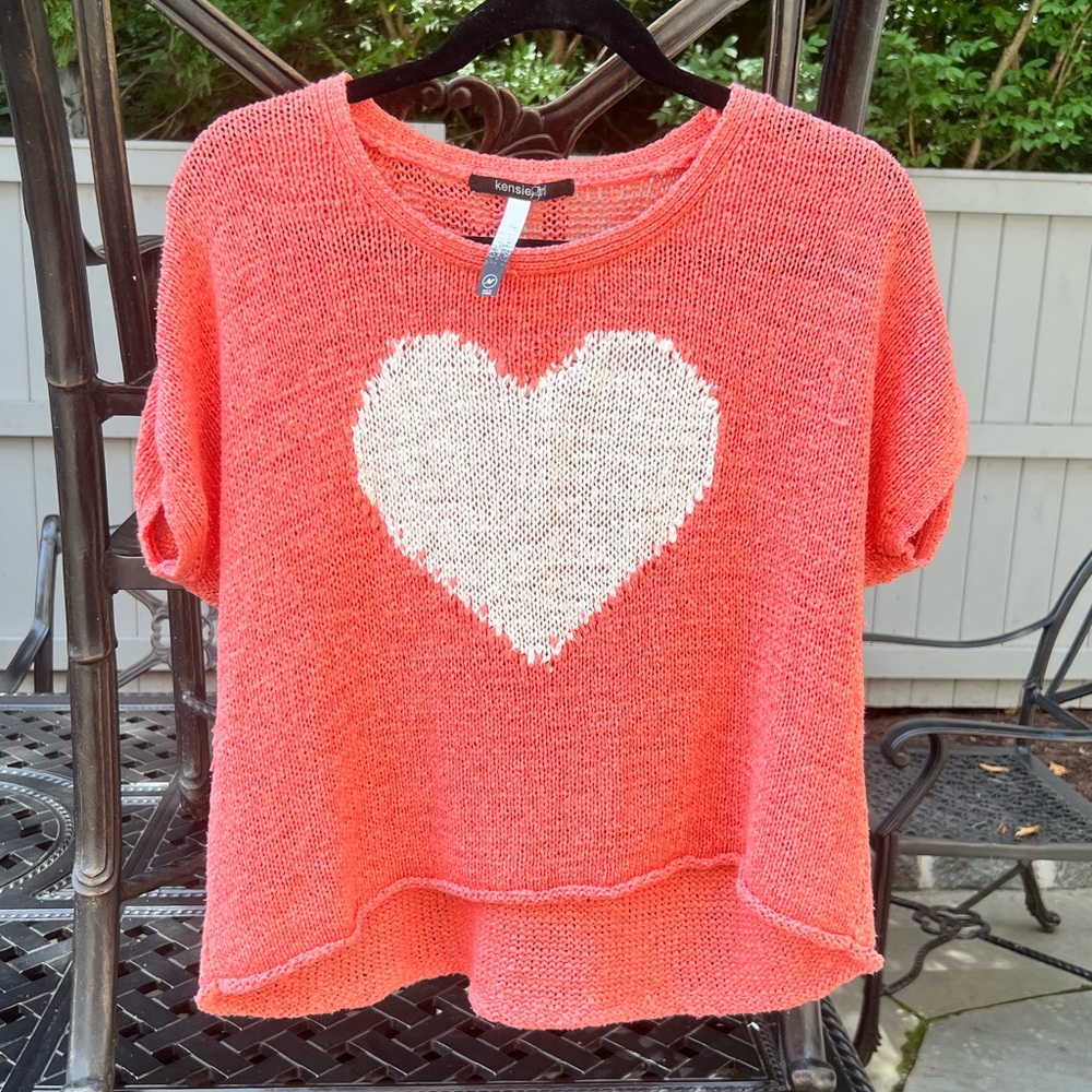 Kenzie Girl Short Sleeve Sweater Shirt